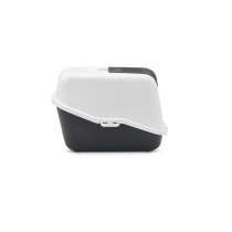 Cat Litter Box Savic Nestor White Black Plastic