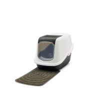 Cat Litter Box Savic Nestor White Black Plastic