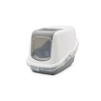 Cat Litter Box Savic Nestor White Grey Plastic
