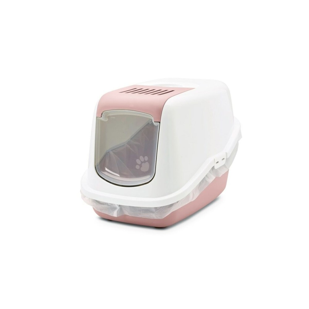 Cat Litter Box Savic Nestor White Plastic