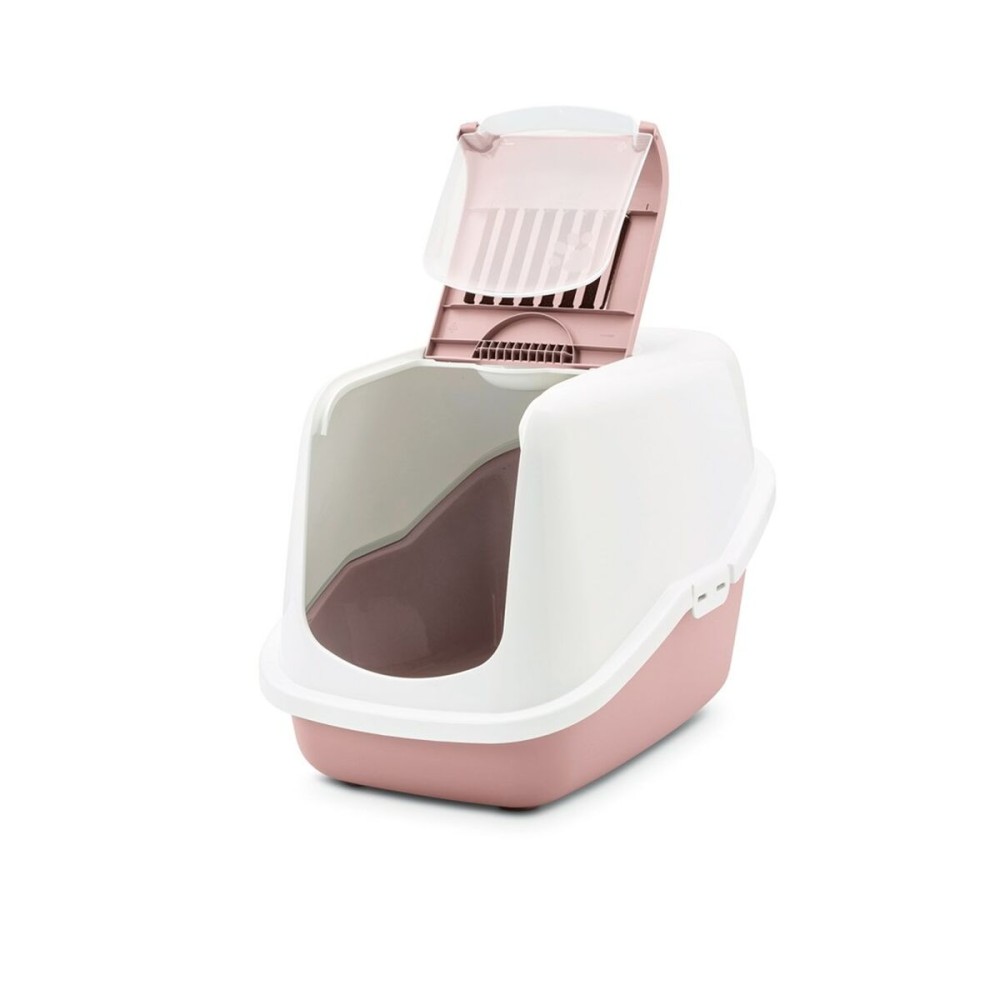Cat Litter Box Savic Nestor White Plastic