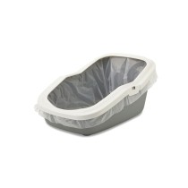 Bac à litière pour chats Savic Blanc Gris Plastique