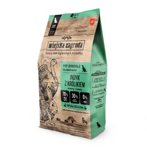 Futter WIEJSKA ZAGRODA Turkey with rabbit S Truthahn 9 kg