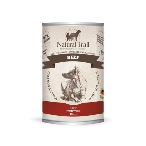 Nassfutter NATURAL TRAIL Rind und Kalbfleisch 400 g