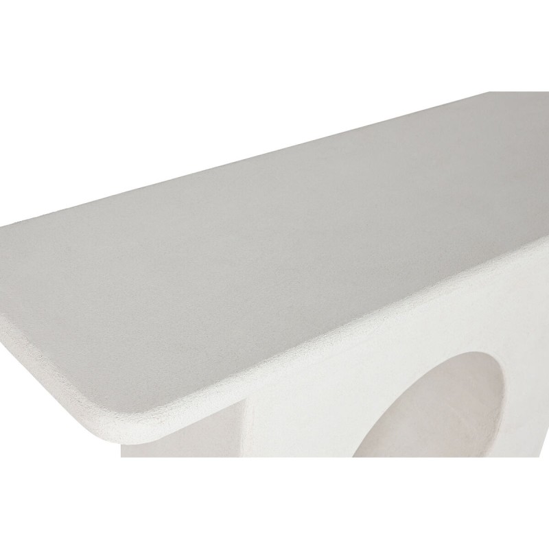 Console Home ESPRIT Jaune Blanc Sapin Bois MDF 120 x 40 x 80 cm