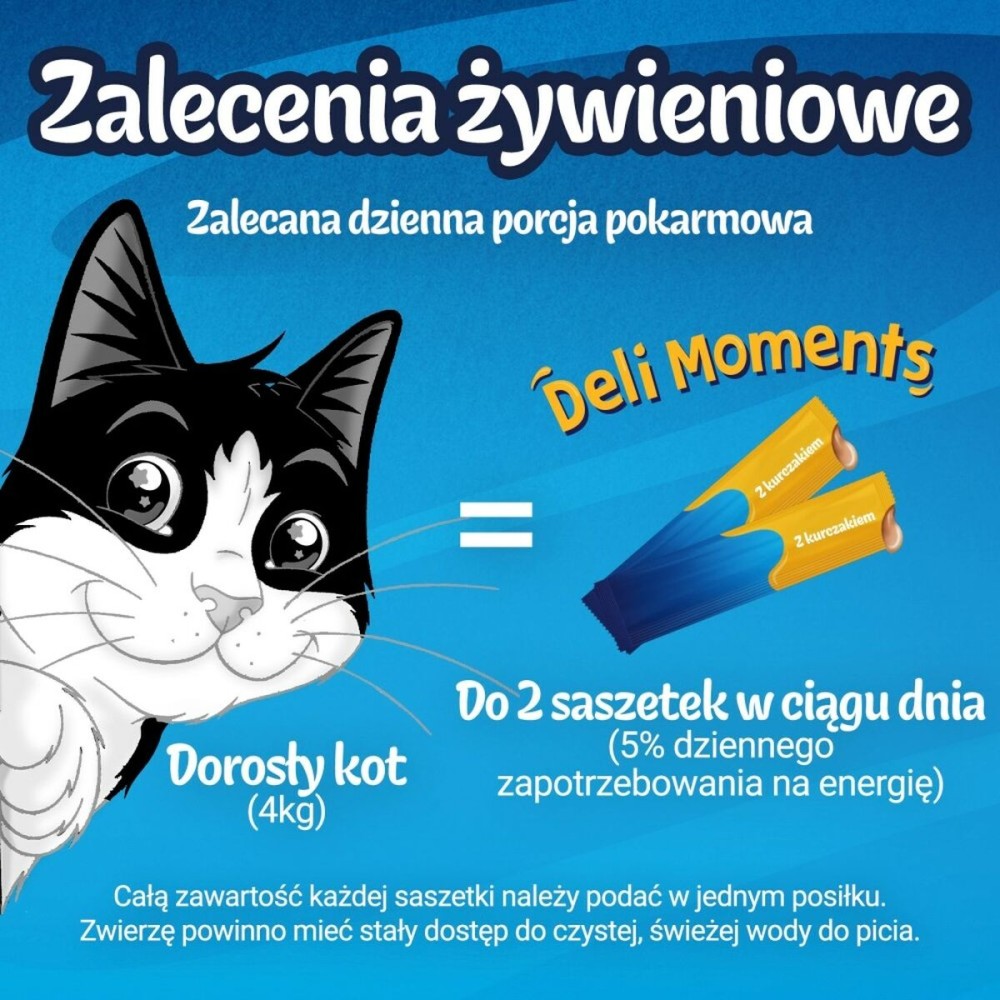 Collation pour Chat Purina Felix Deli Moments Chicken Poulet 4 x 10 g