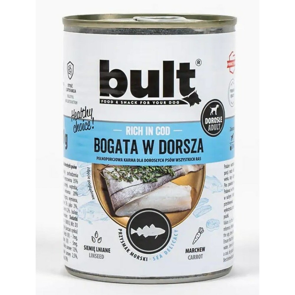 Nassfutter Bult Rich in cod Kabeljau 800 g