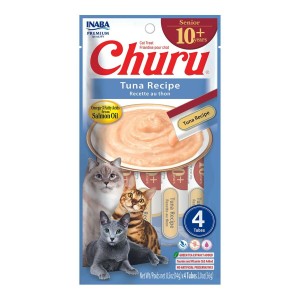 Collation pour Chat Inaba Churu Senior Tuna Recipe Poisson