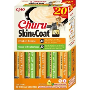 Snack for Cats Inaba Churu Skin&Coat Chicken