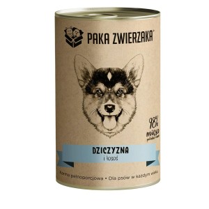 Nassfutter Paka Zwierzaka Hirsch 400 g