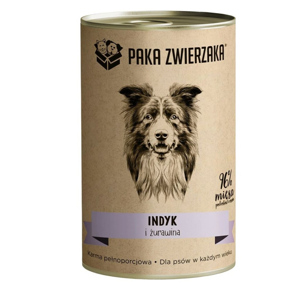 Nassfutter Paka Zwierzaka Turkey and cranberries Truthahn 400 g