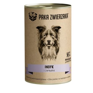 Nassfutter Paka Zwierzaka Turkey and cranberries Truthahn 400 g