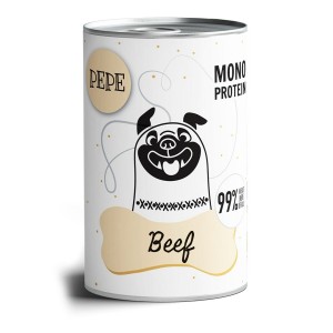 Nassfutter Paka Zwierzaka Pepe Beef Rind und Kalbfleisch 400 g