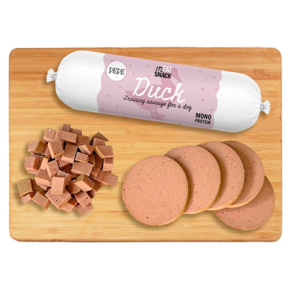Hundesnack Paka Zwierzaka Pepe Sausage Duck Ente 200 g