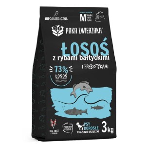 Futter Paka Zwierzaka Salmon with Baltic fish M Lachsfarben 3 Kg