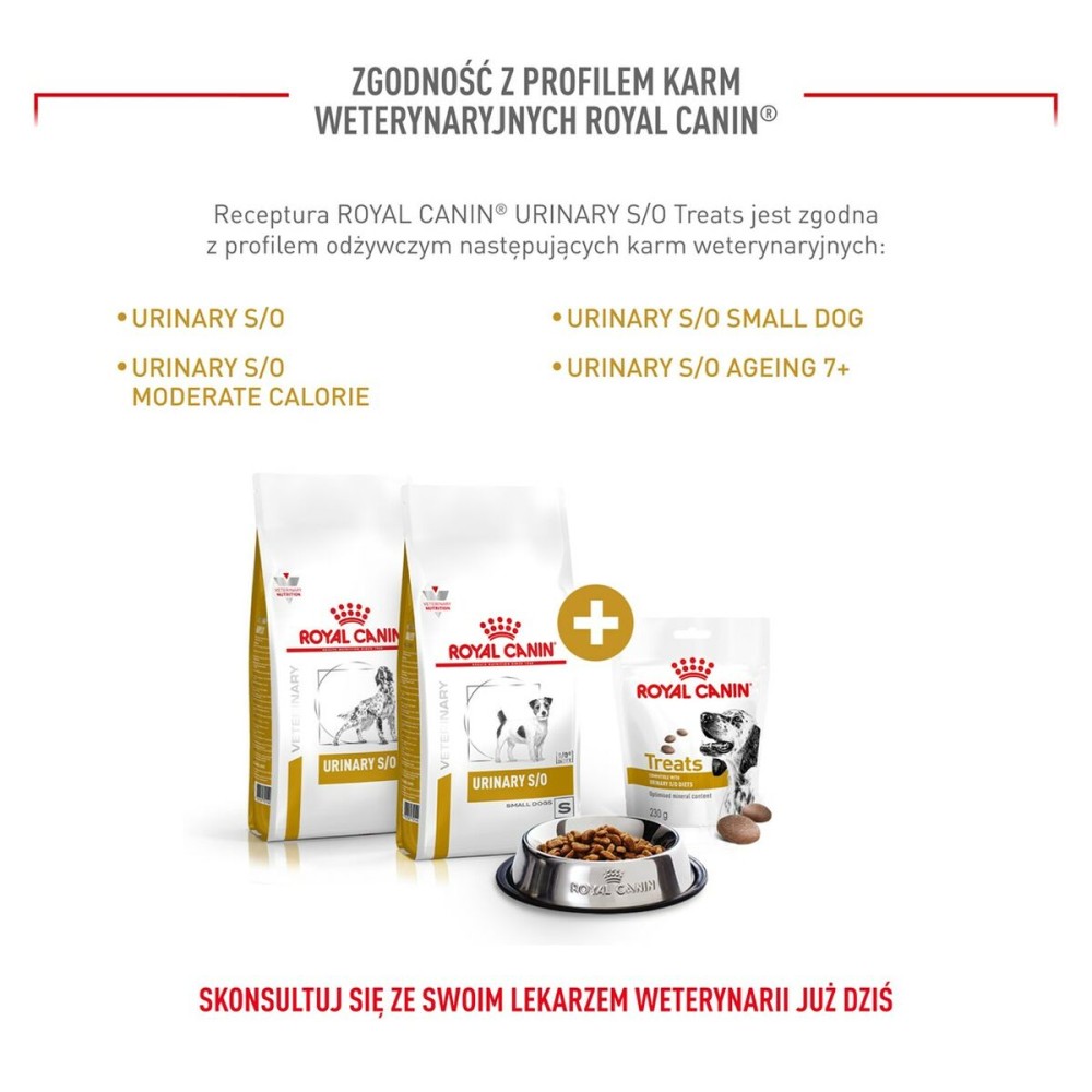 Snack pour chiens Royal Canin Urinary S/O Treats 230 g
