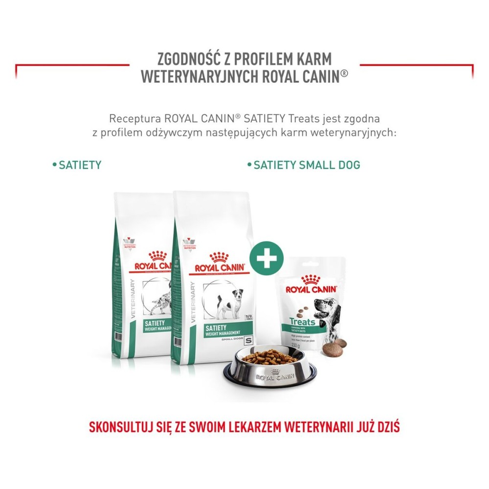 Snack pour chiens Royal Canin Dog Satiety Treats 230 g