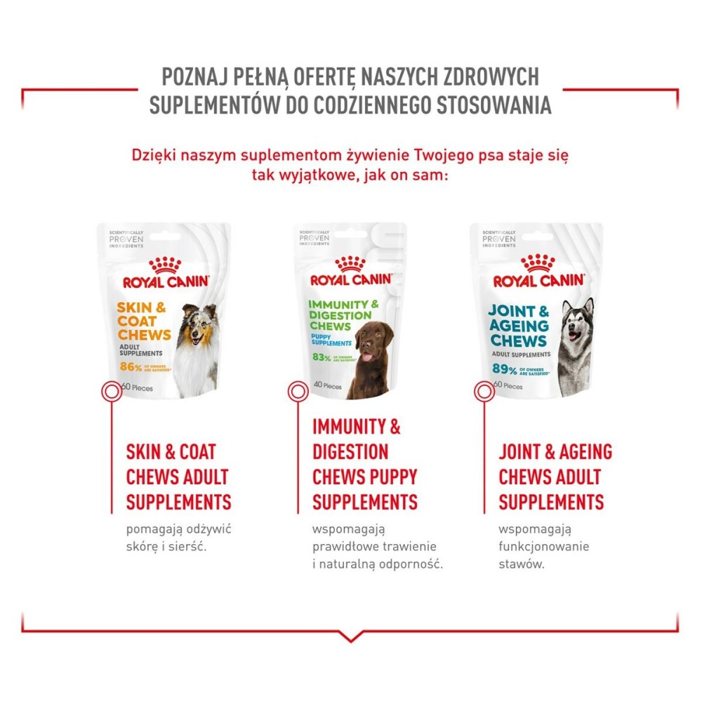 Snack pour chiens Royal Canin Supplements Dog Digestion Adult 160 g