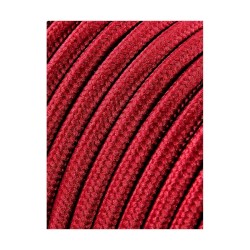 Cable EDM C08 2 x 0,75 mm Burgundy Textile 5 m