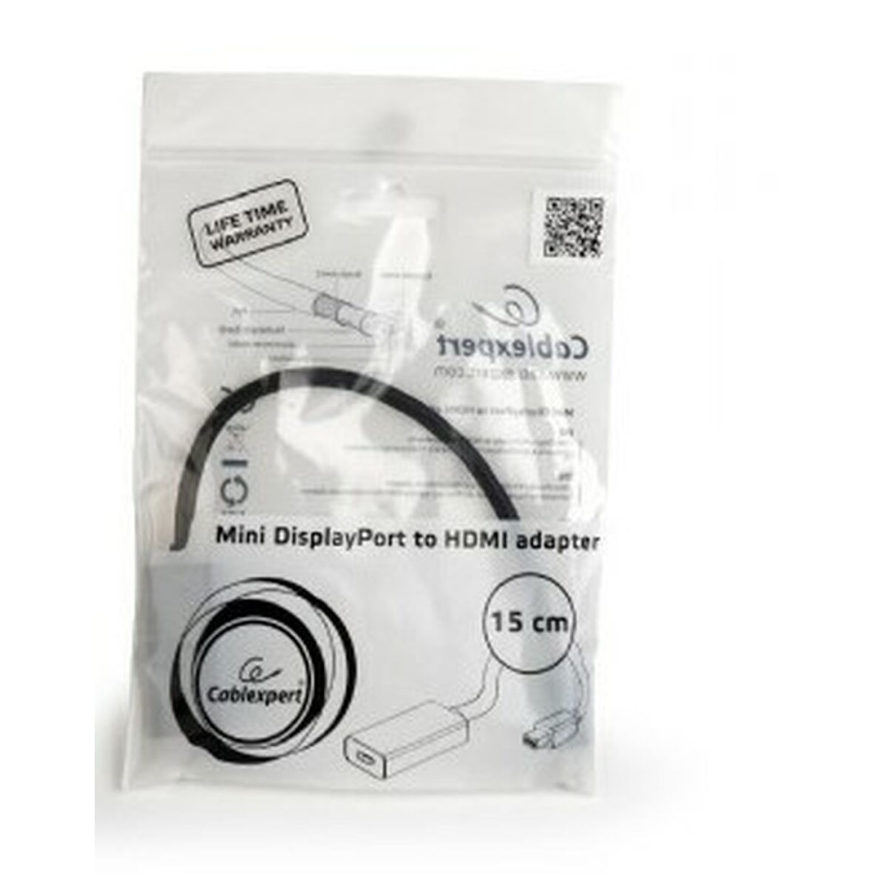 Adaptateur Mini DisplayPort vers HDMI GEMBIRD CA1132067 Noir