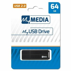 USB Pendrive MyMedia Schwarz 64 GB