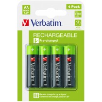 Akkus Verbatim 2500 mAh 1,2 V (4 Stück)