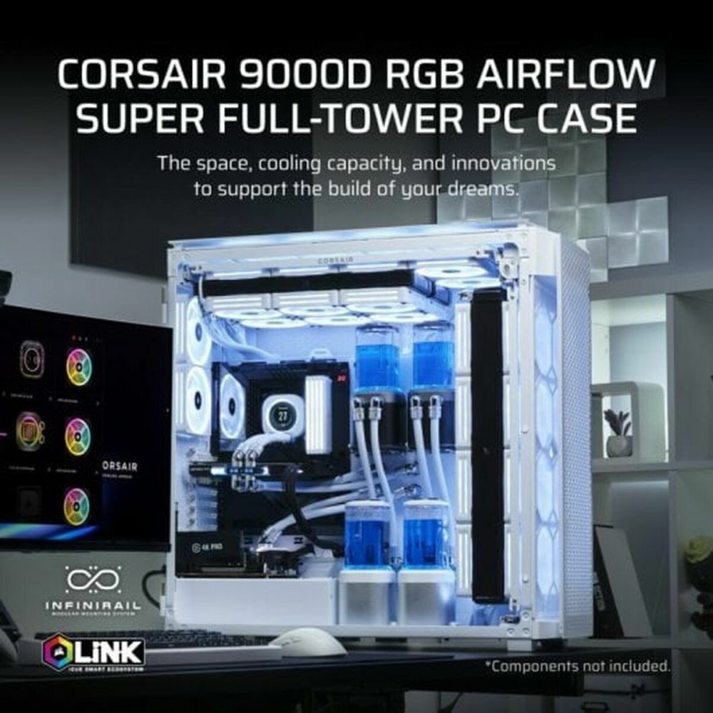 Boîtier ATX semi-tour Corsair CC-9011274-WW Blanc