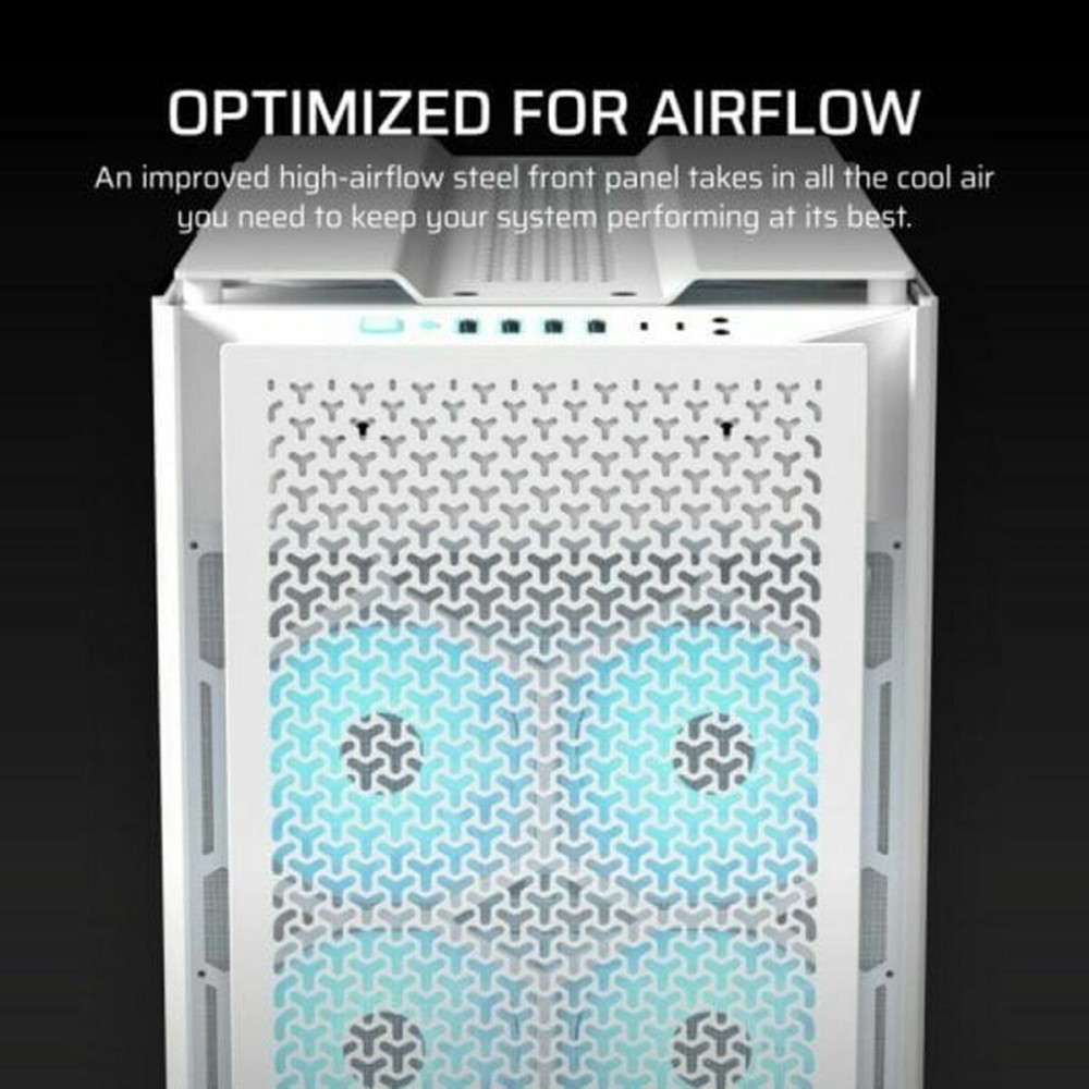 Boîtier ATX semi-tour Corsair CC-9011274-WW Blanc