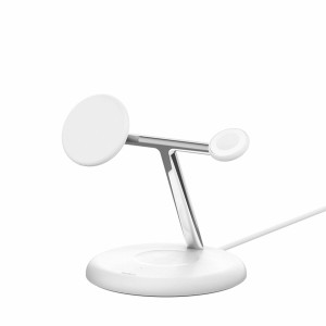 Kabelloses Ladegerät mit Handyhalterung Belkin WIZ023VFWH Schwarz 15 W