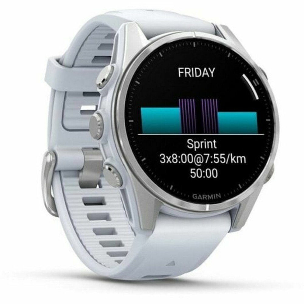 Smartwatch GARMIN 753759337971 Weiß Silberfarben