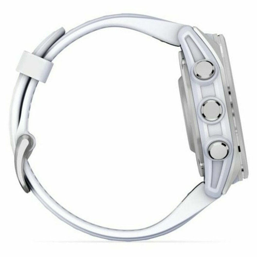 Smartwatch GARMIN 753759337971 Weiß Silberfarben