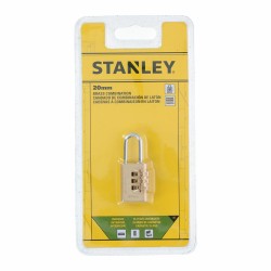 Kombinationsschloss Stanley Messing (2 cm)