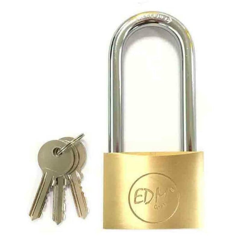 Key padlock EDM Brass