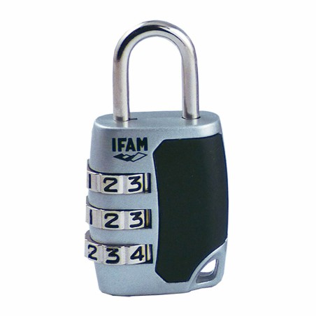 Combination padlock IFAM C25S PVC 25 mm