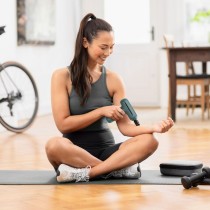 Pistolet de massage pour la relaxation et la récupération musculaire Medisana 88998 Noir Gris