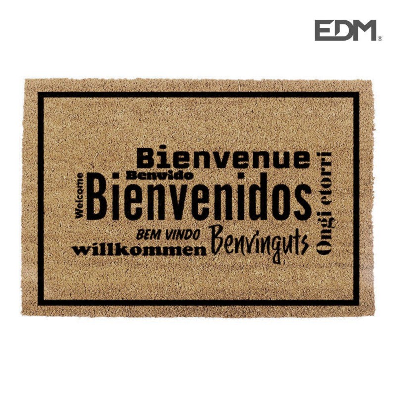 Doormat EDM Brown Fibre (60 x 40 cm)