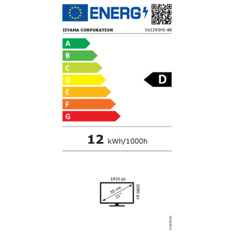 Écran Iiyama XU2293HS-B6 21,5" Full HD 100 Hz
