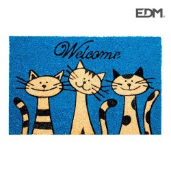 Doormat EDM Blue 60 x 40 cm