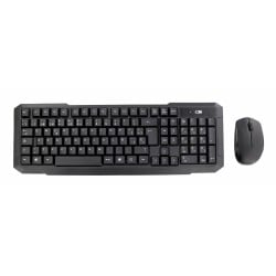 Keyboard TNB KBSCFIRSTES Black QWERTY