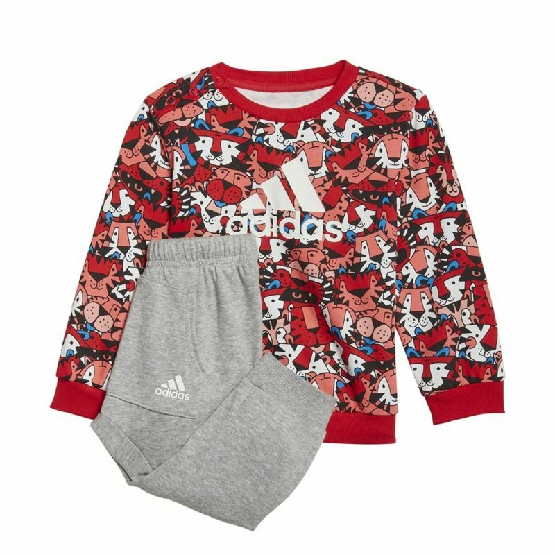 Ensemble de Sport pour Enfants Jogger Adidas Rouge