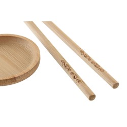 Set de sushi DKD Home Decor 24 x 0,5 x 0,5 cm Naturel Oriental