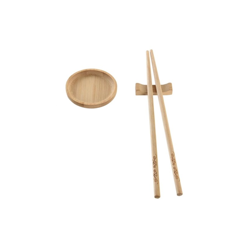 Set de sushi DKD Home Decor 24 x 0,5 x 0,5 cm Naturel Oriental