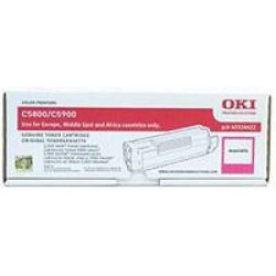 Original Toner OKI 43324422 Black Magenta