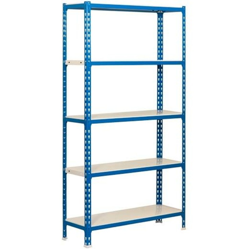 Regal SimonRack Blau Weiß Metall 180 x 80 x 40 cm