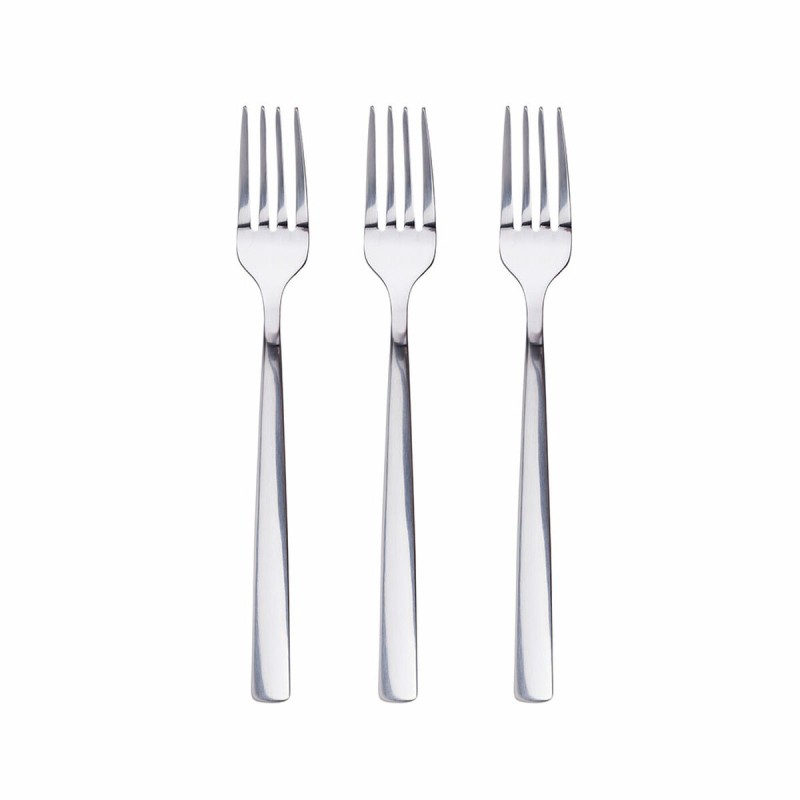 Set of Dessert Forks San Ignacio Earth SG7782 Shine 3 Units