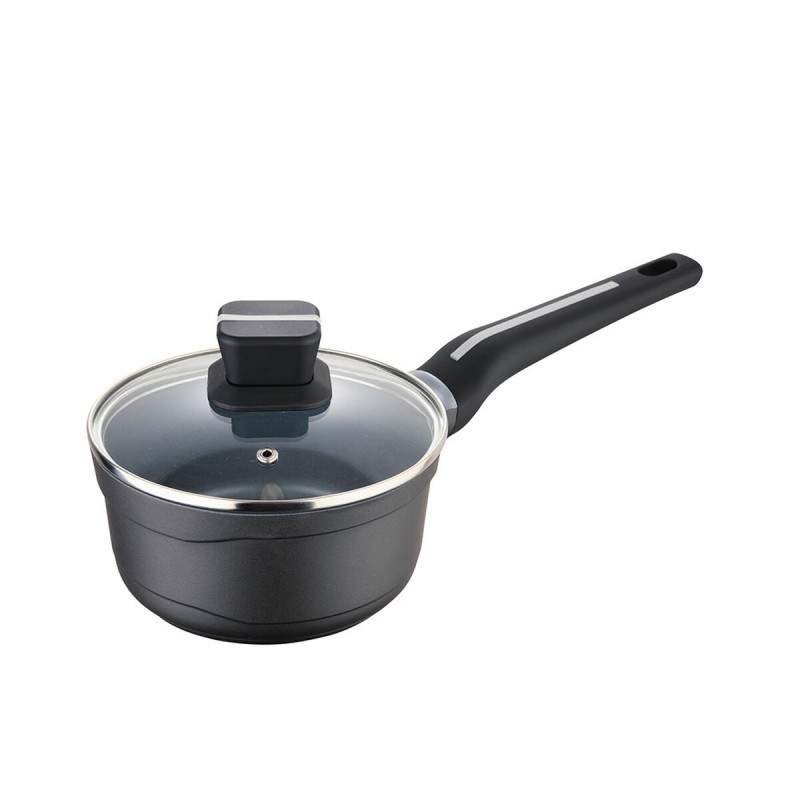 Casserole avec couvercle San Ignacio Bistro SG6424 Noir mat Aluminium fondu 1,3 L