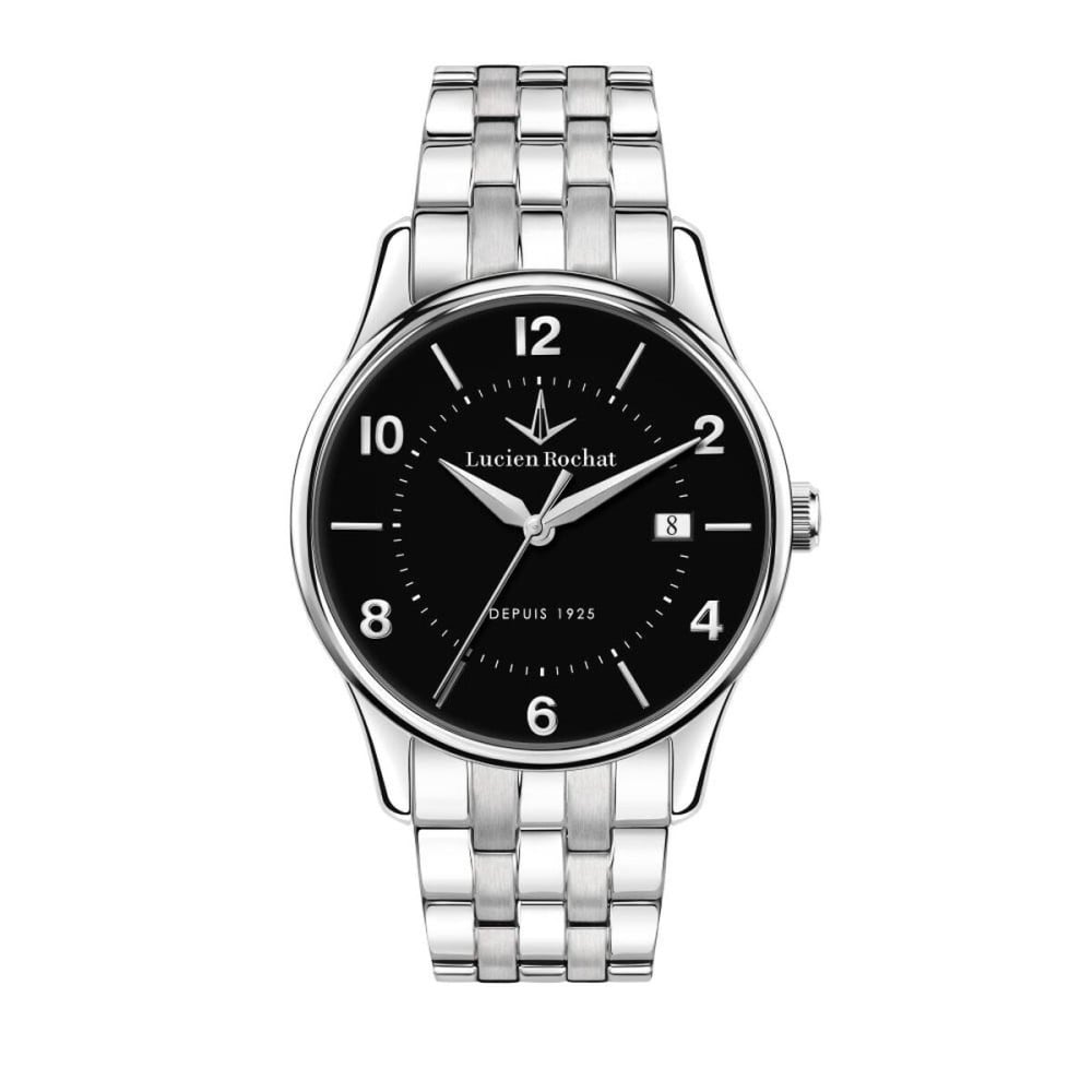 Herrenuhr Lucien Rochat R0453115002 Schwarz Silberfarben