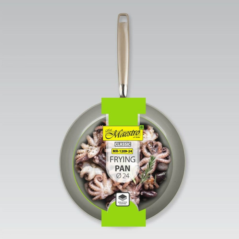 Pfanne Feel Maestro MR-1209-24 Grau Edelstahl Aluminium Ø 24 cm
