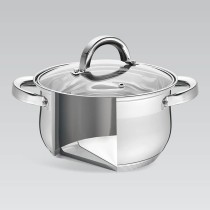 Poêle Feel Maestro MR-3522-6M Argenté Acier Acier inoxydable Plastique Ø 24 cm Ø 20 cm Ø 16 cm