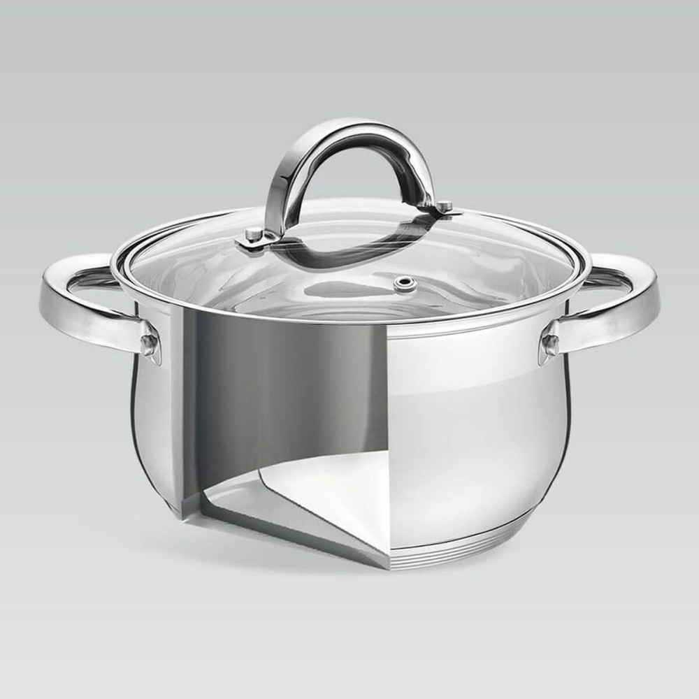 Poêle Feel Maestro MR-3522-6M Argenté Acier Acier inoxydable Plastique Ø 24 cm Ø 20 cm Ø 16 cm